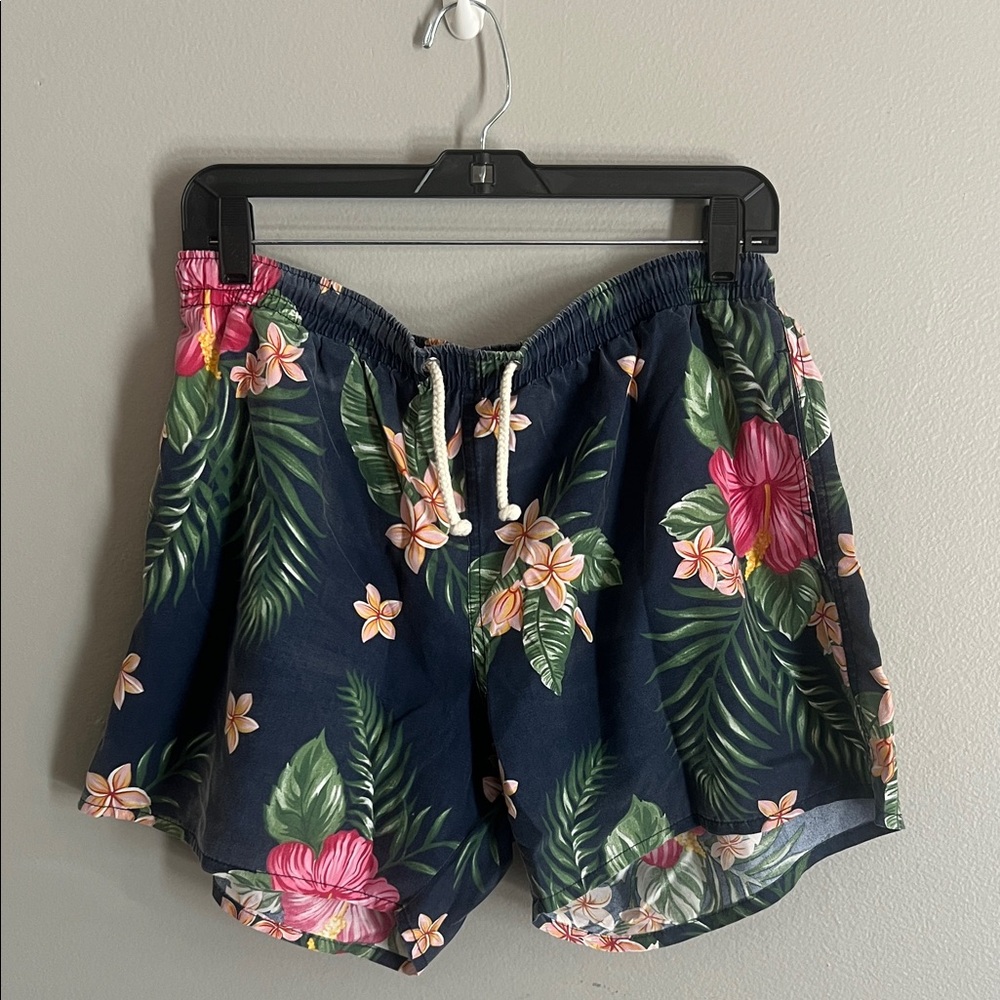 Zara Men’s Floral Swim Trunks